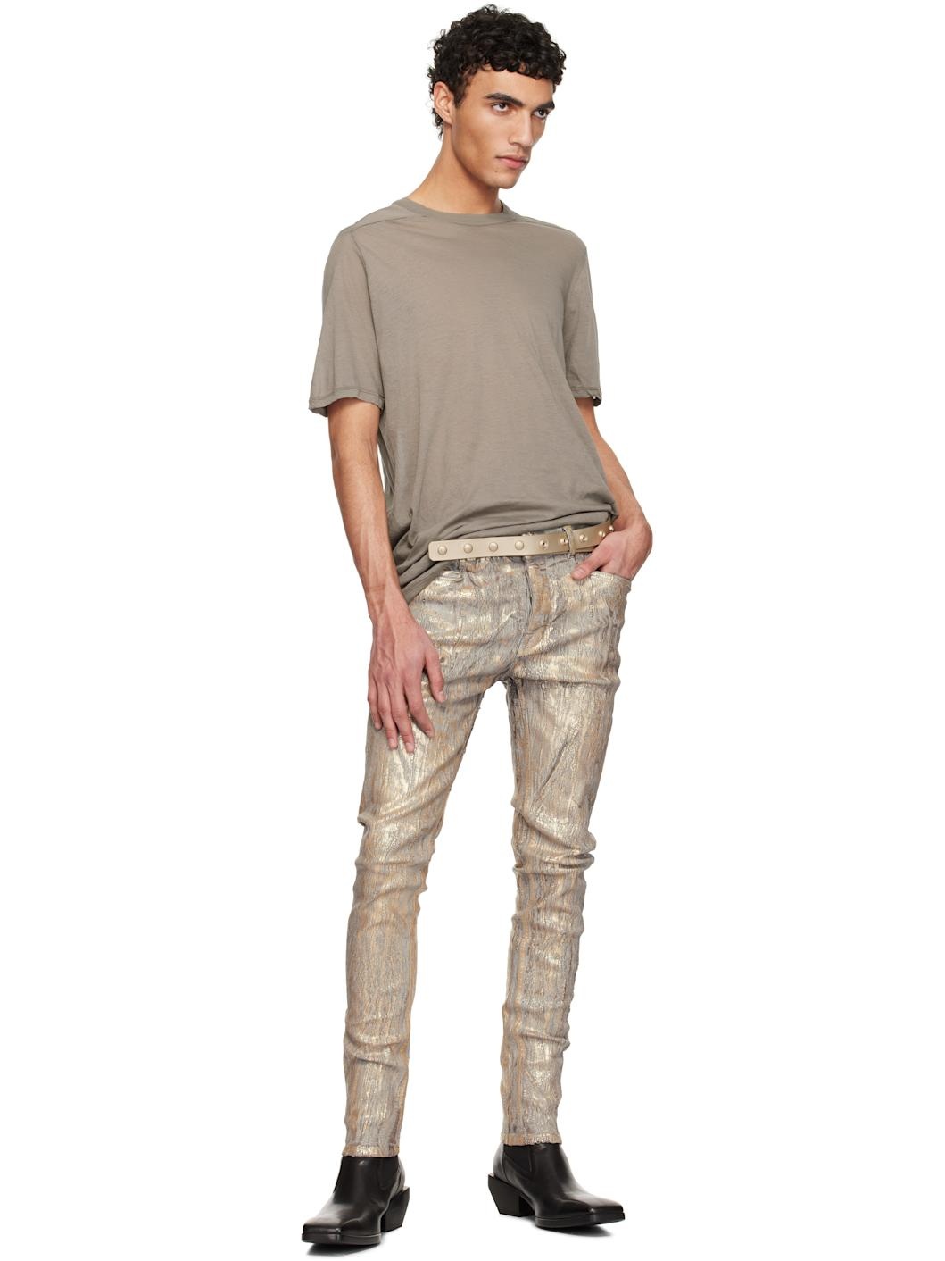 Gold Hollywood Snap Belt - 3