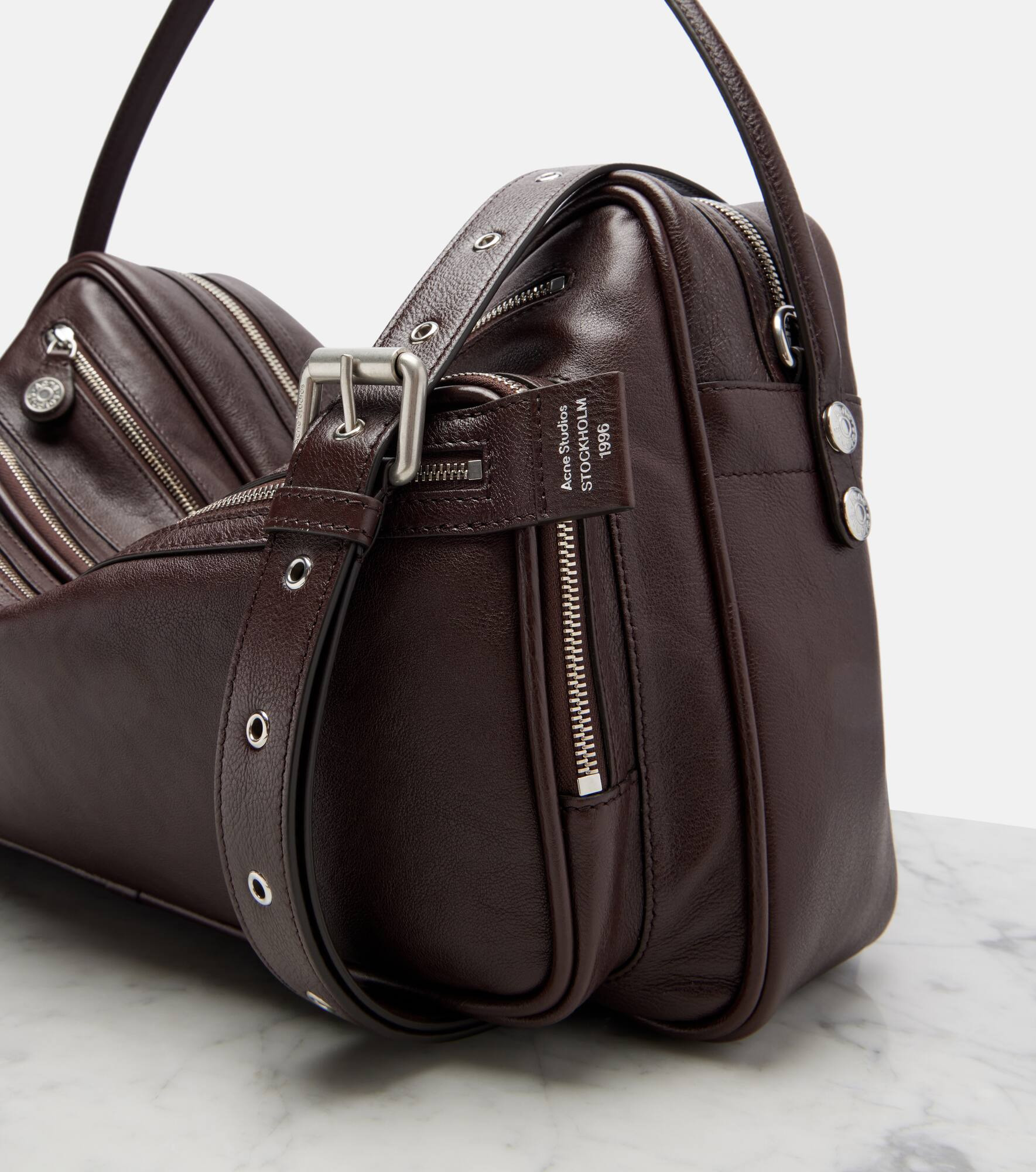Camero Medium leather shoulder bag - 6