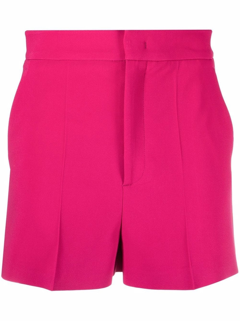 high-waisted tailored shorts 1
