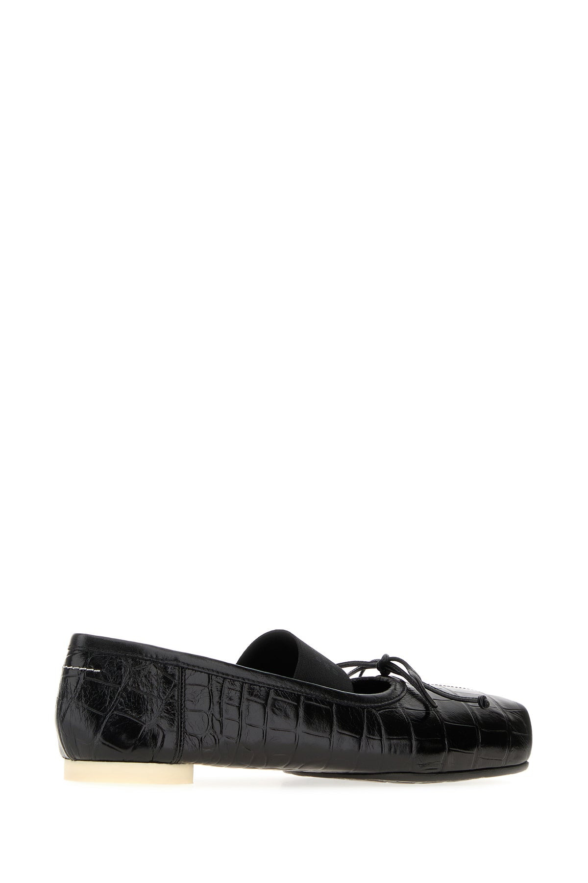 Black leather ballerinas - 3