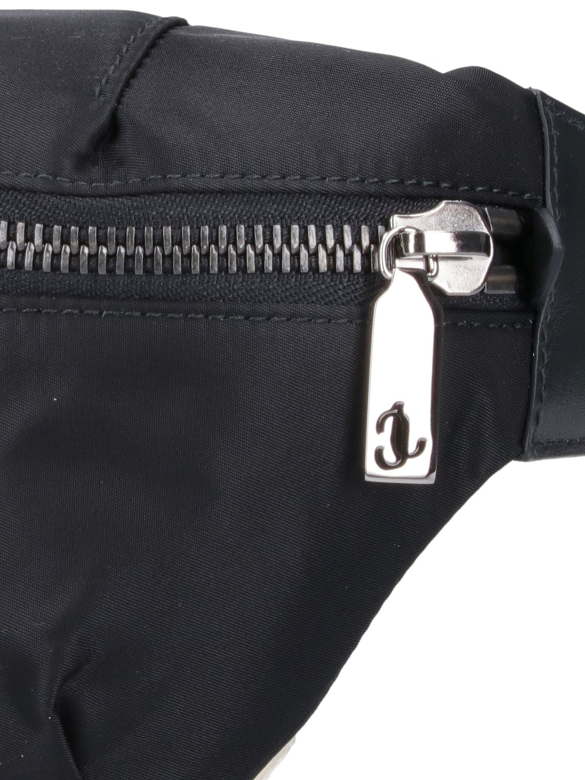 【送料&関税込】Jimmy Choo Finsley Fanny Pack Finsley | Black Leather Belt Bag with Embossed Stars | New