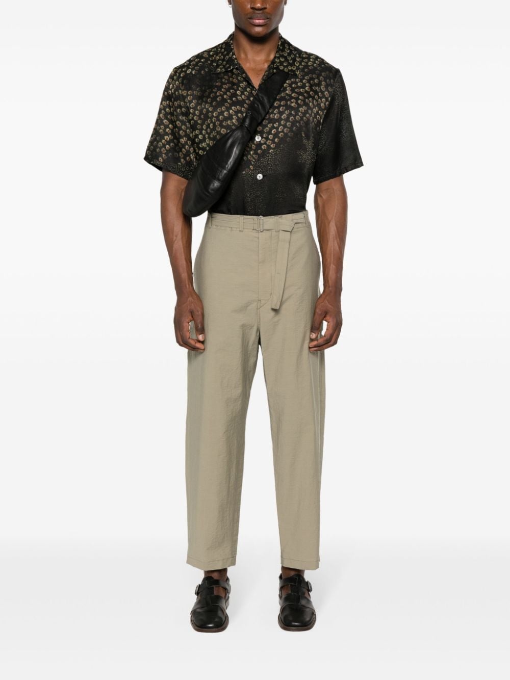 belted tapered trousers - 2