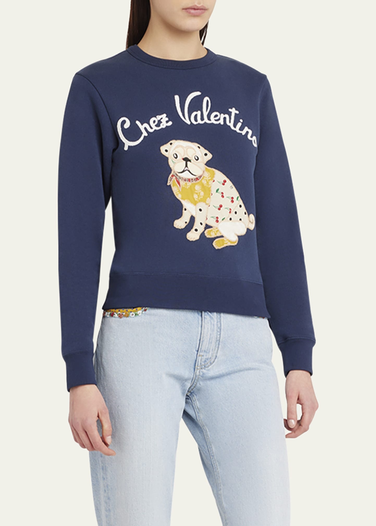 Embroidered Cotton Jersey Sweatshirt - 4