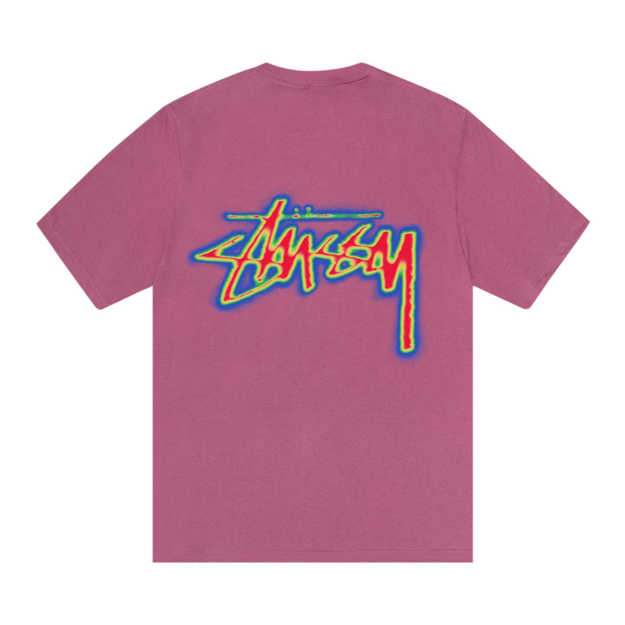 Stussy Thermal Stock Tee 'Berry' - 2