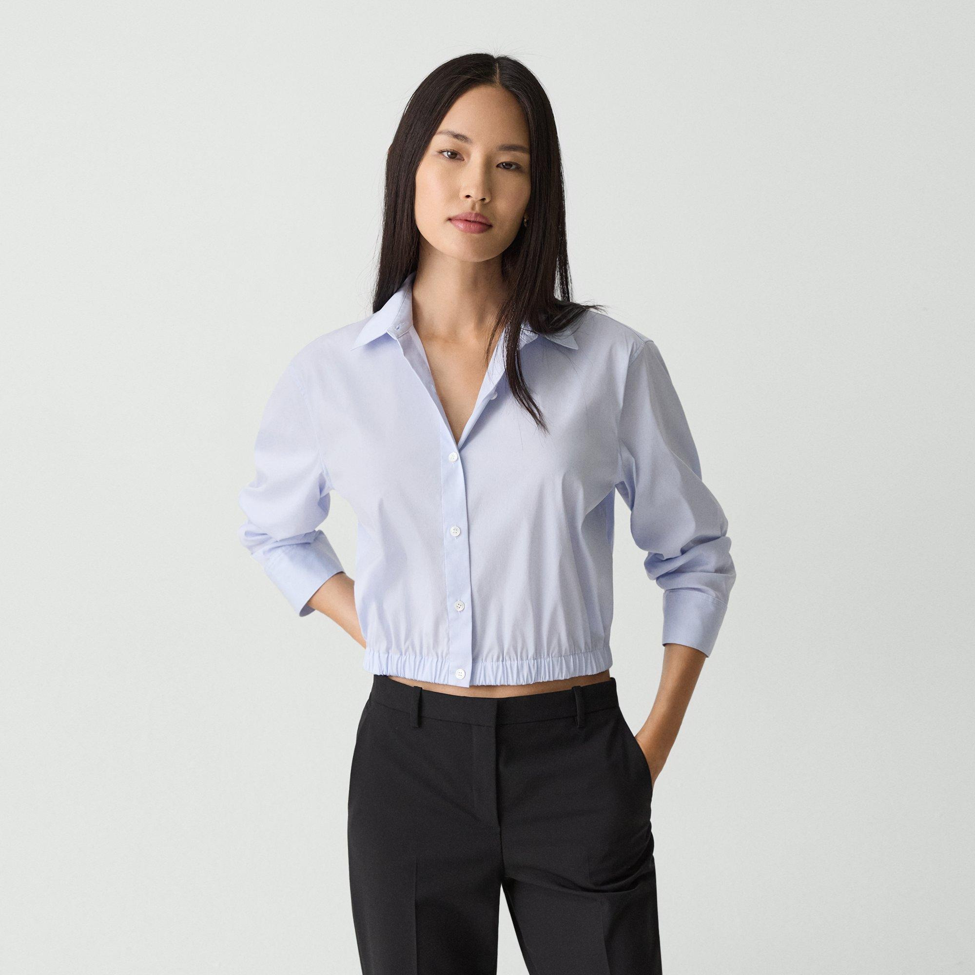 Cropped Shirt in Good Cotton - 2