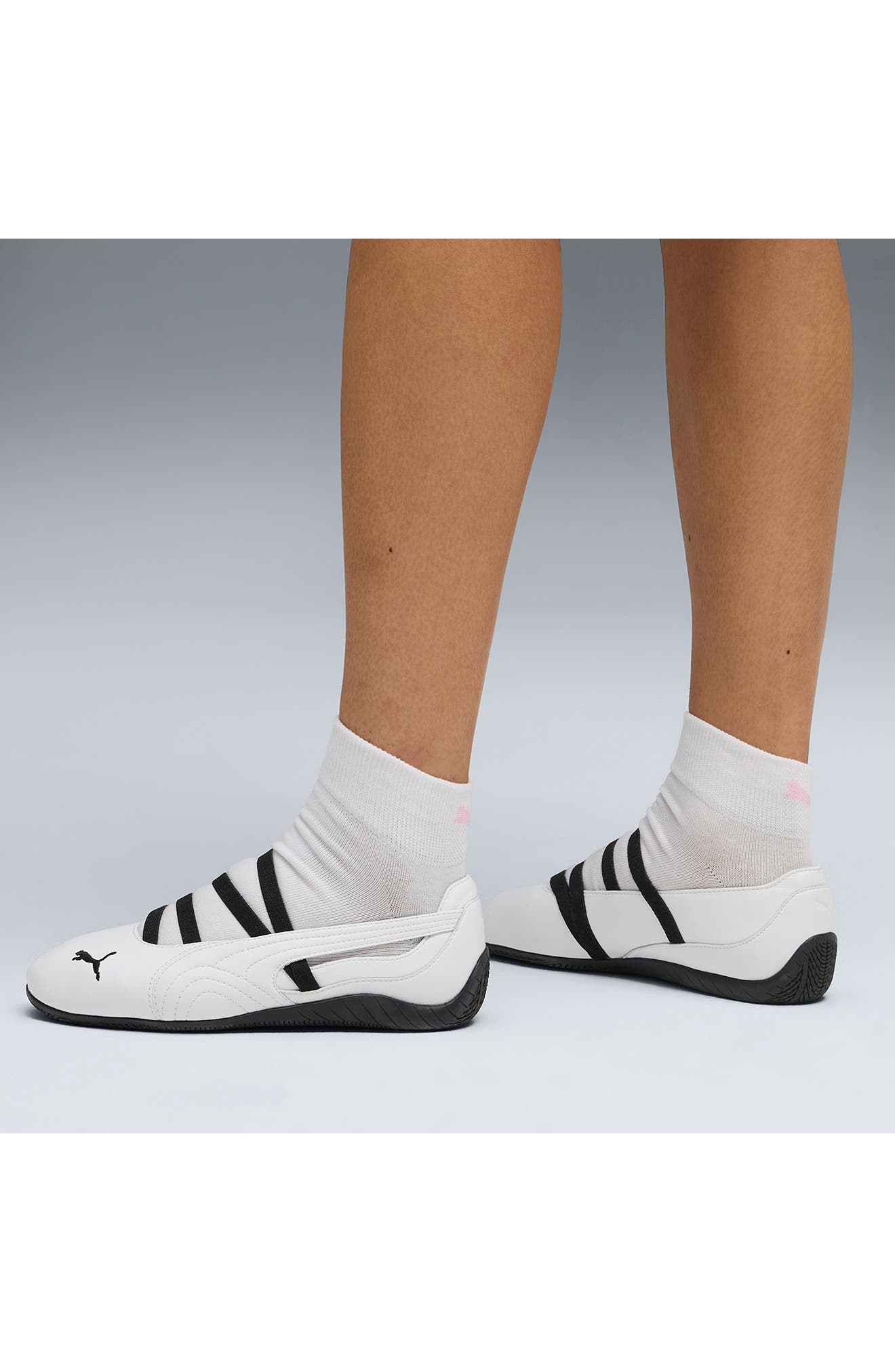 PUMA Speedcat Ballet Sneaker in Puma White/Puma White/Black at Nordstrom - 2