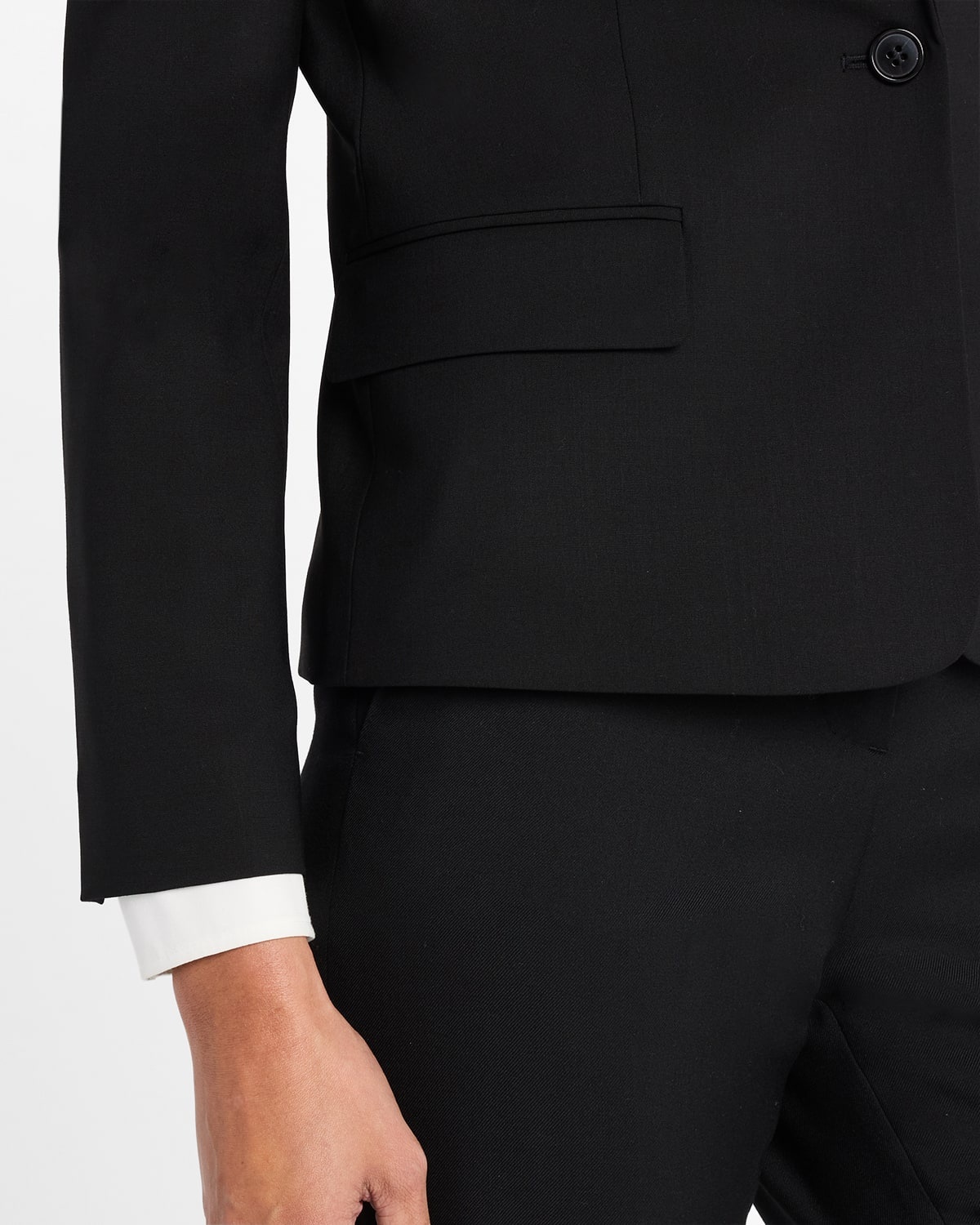 Slim One-Button Jacket - 5