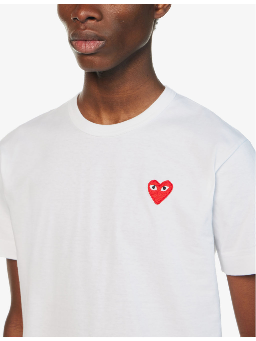 Heart-print cotton-jersey T-shirt - 6