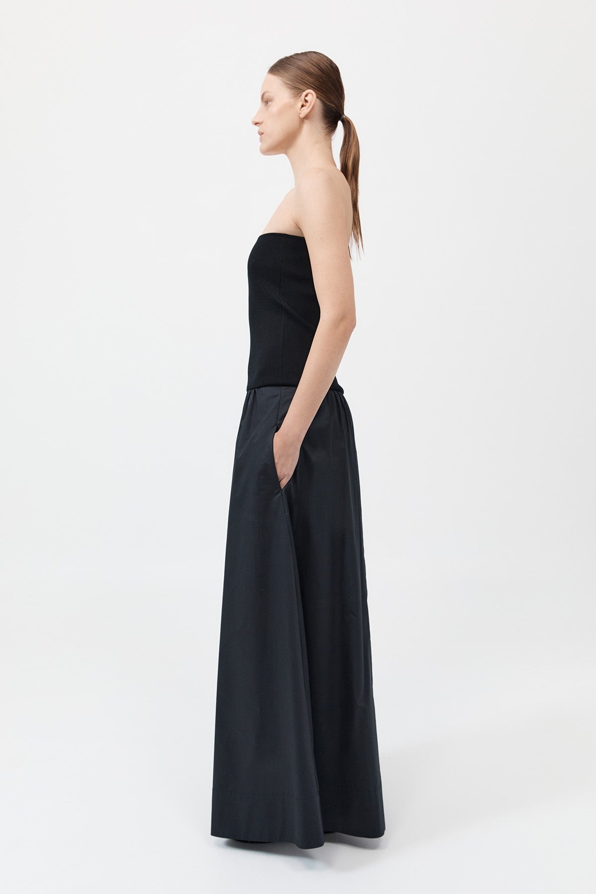 Strapless Dress - Black - 3