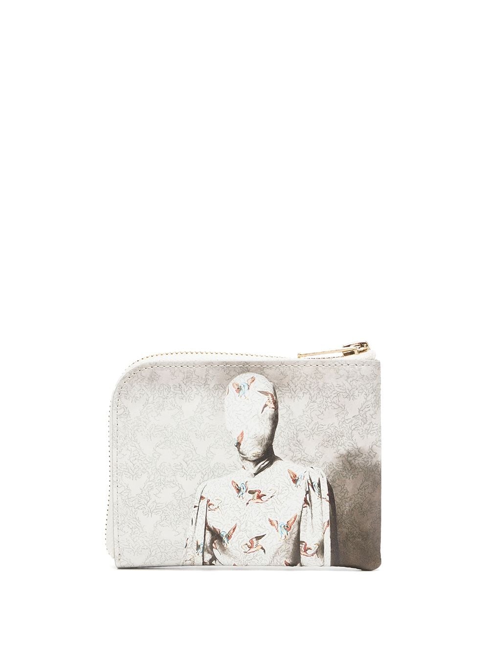 graphic-print zip-fastening purse - 2