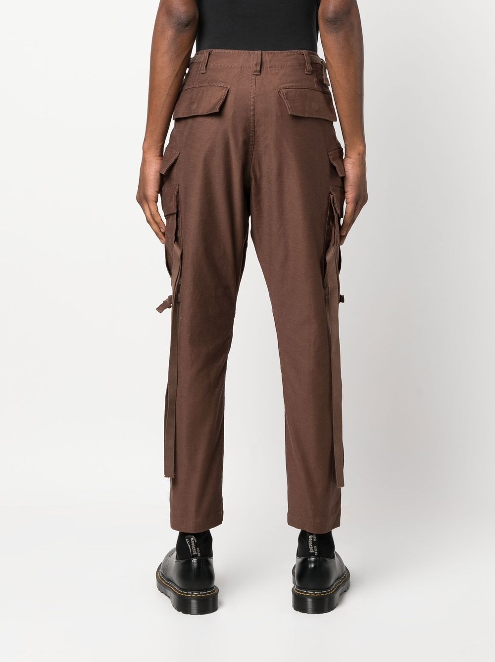 tapered cargo trousers - 4