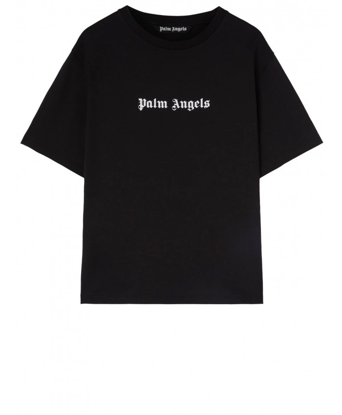 Black t-shirt with a printed logo - 1