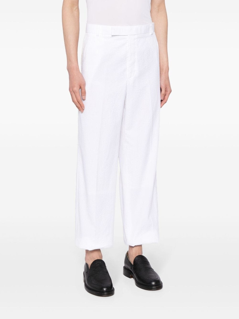 pressed-crease cotton trousers 3