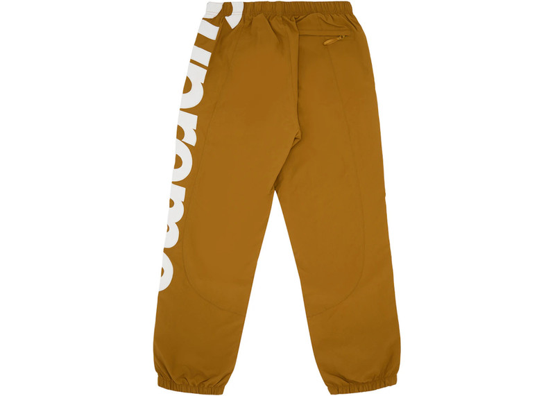 Supreme Supreme Spellout Track Pant Dark Gold outlook