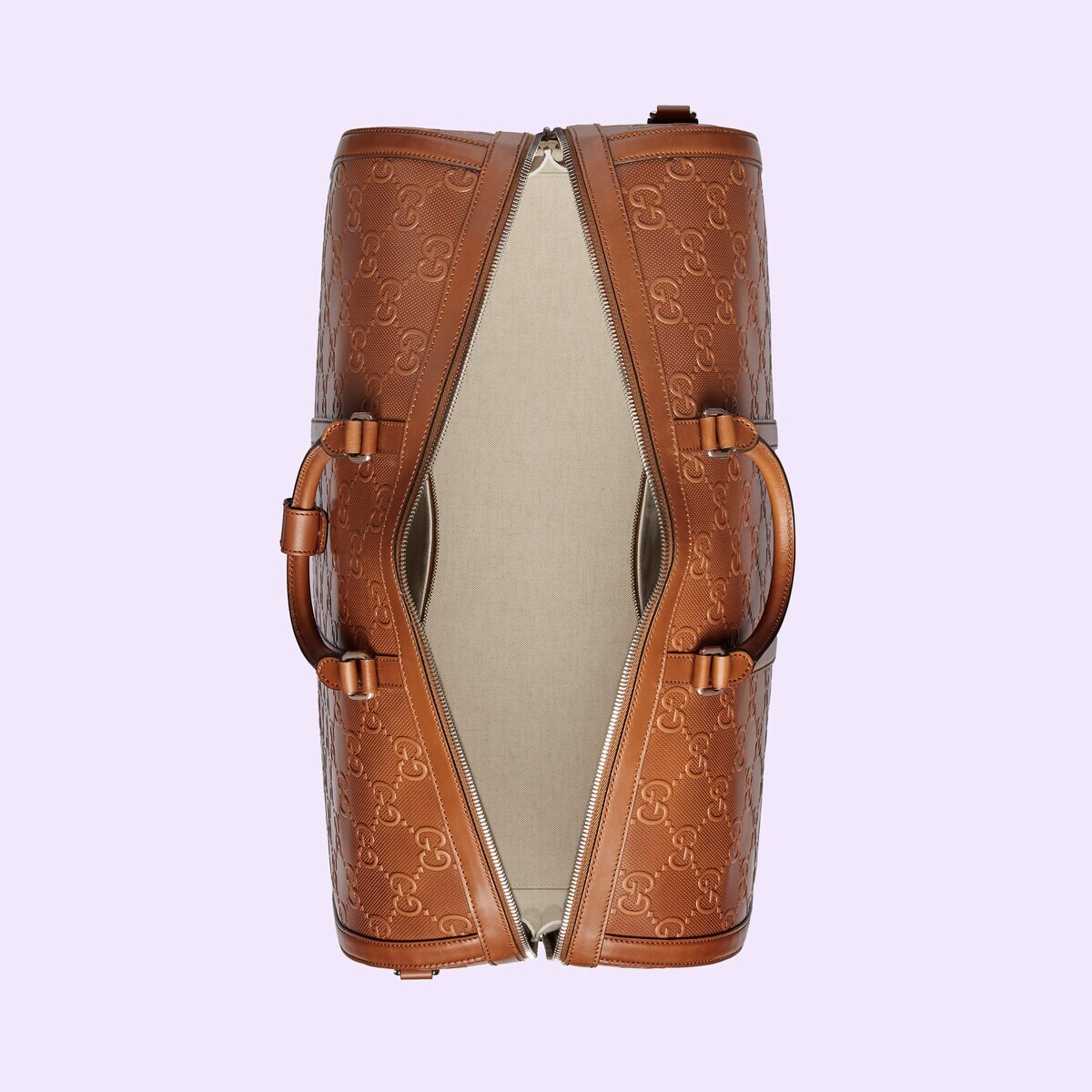 GG embossed large duffle bag - 8