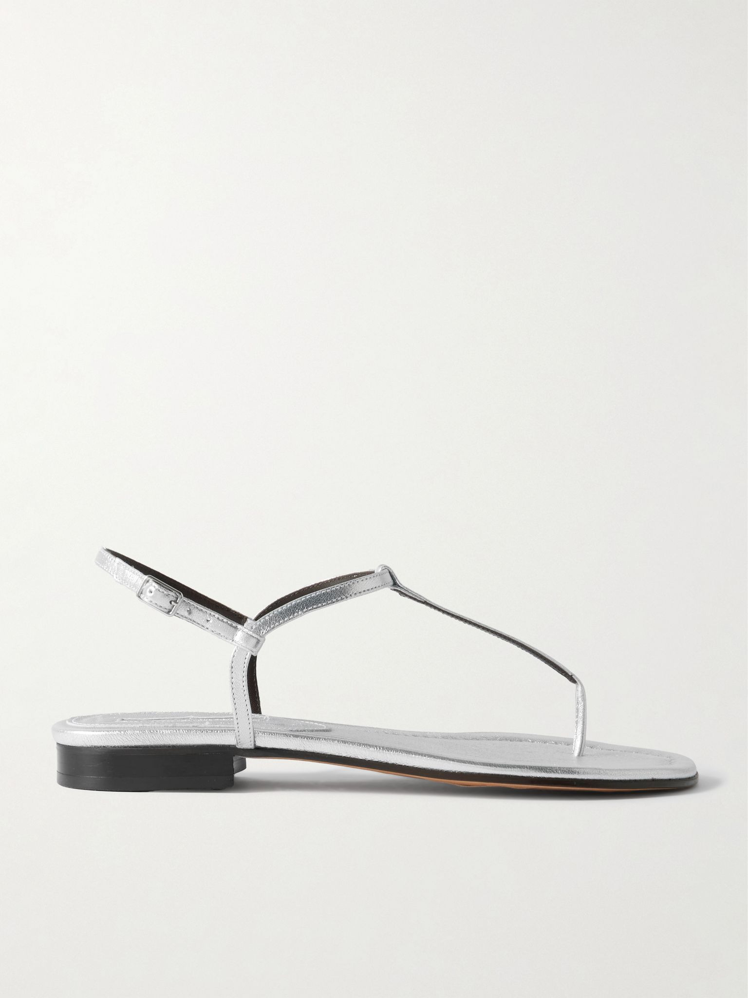 Cecilia metallic leather sandals Silver - 1
