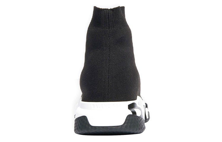 Balenciaga Speed 1.0 Recycled Knit Graffiti Sneakers 'Black' 645334W2DB71015 - 5