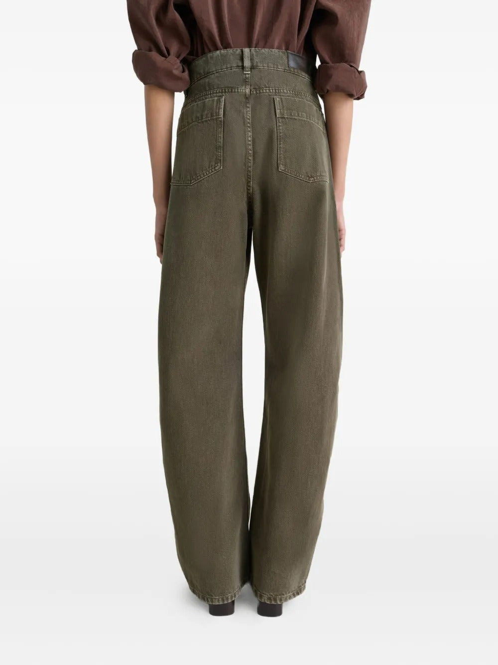 LEMAIRE - Women High Waisted Curved Pants - 3