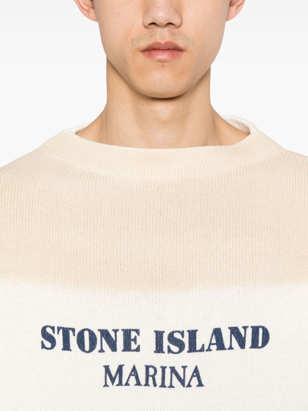 logo-print cotton jumper - 5