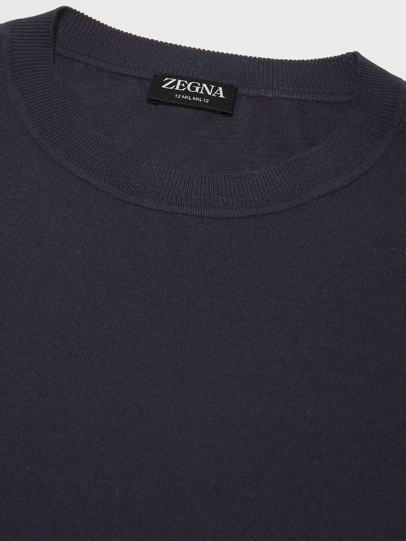 NAVY BLUE 12MILMIL12 WOOL T-SHIRT 4