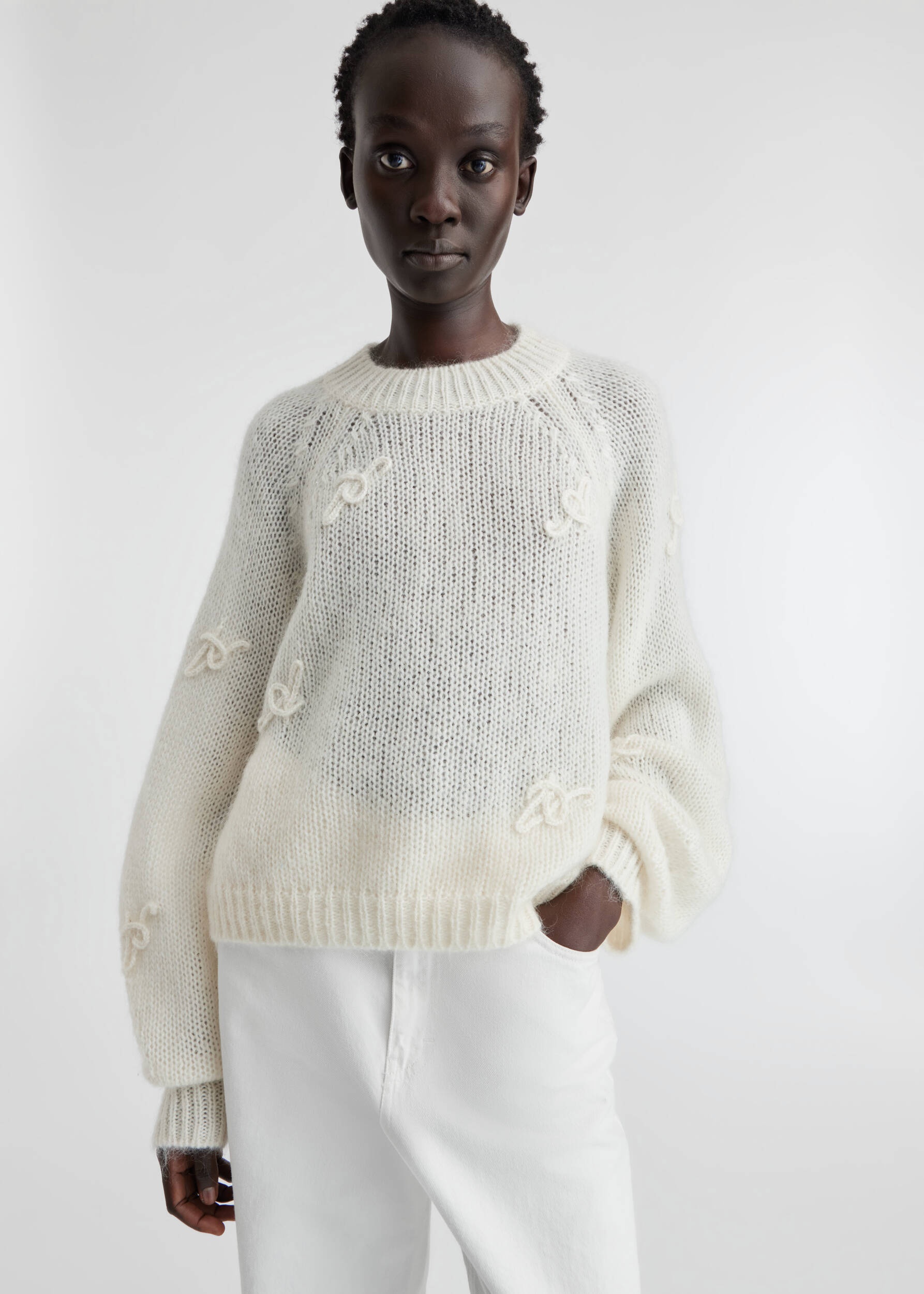 Greys Embroidered Sweater - 2