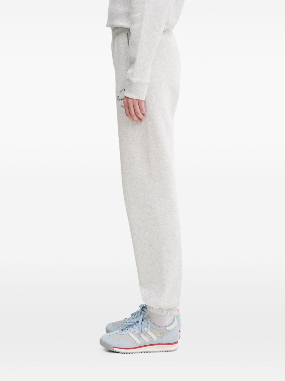 cotton-blend track pants - 2