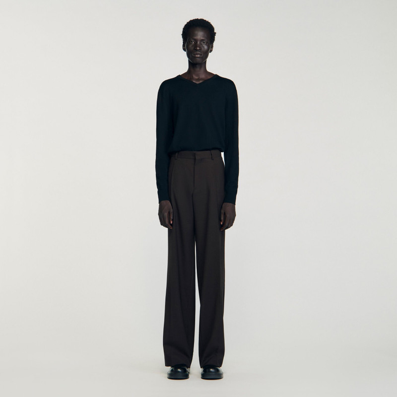 Sandro WOOL SUIT TROUSERS outlook