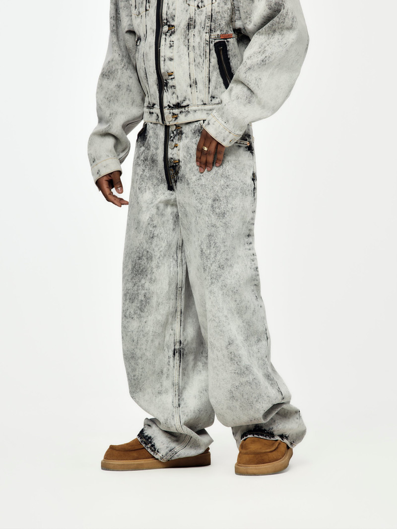 Martine Rose ZIP HEM JEAN (GREY) outlook