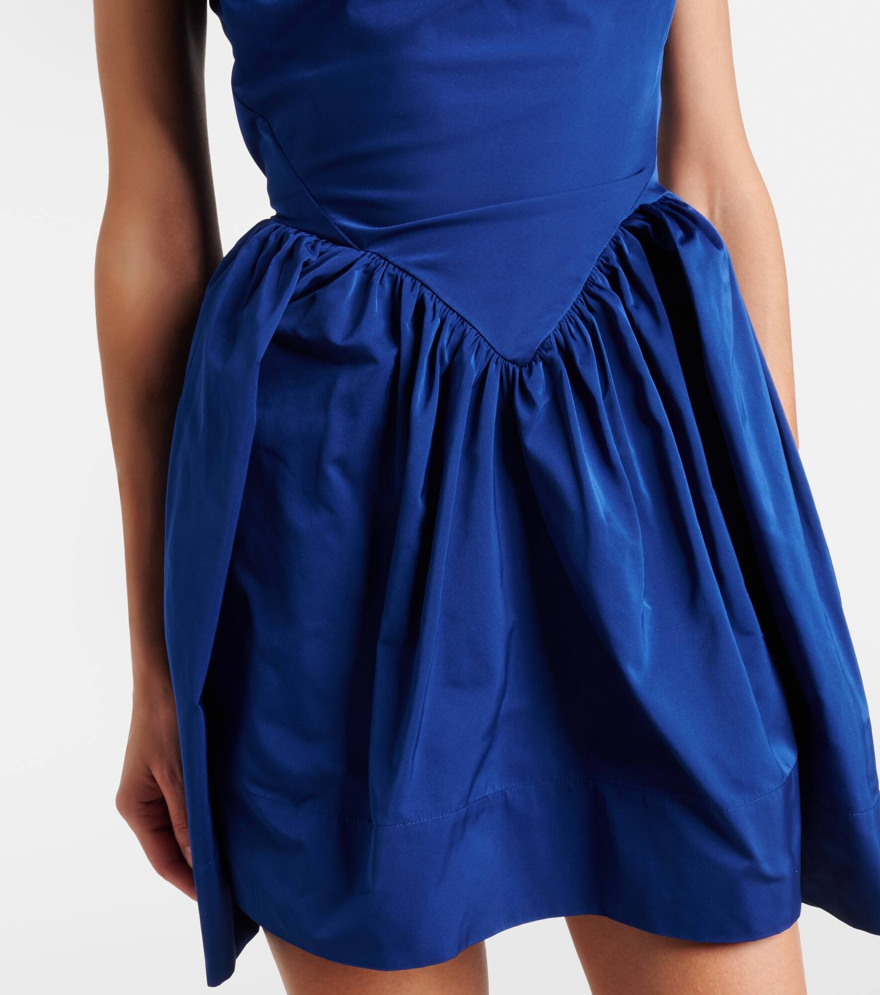 Mini Sunday draped cocktail dress - 5