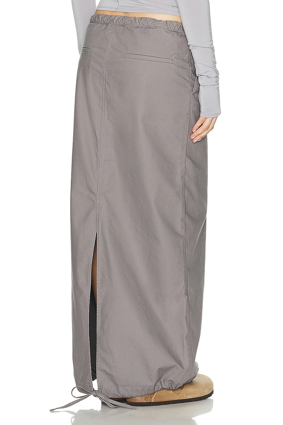 Workwear Drawcord Maxi Skirt - 4