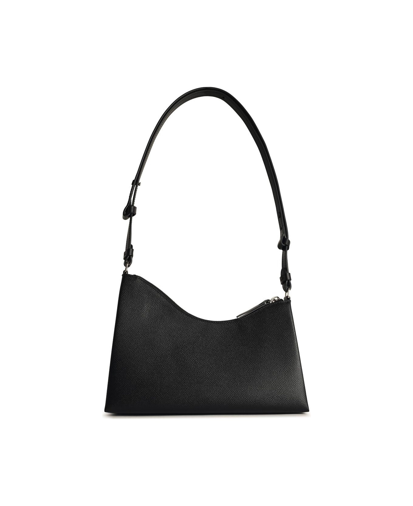 'hobo' Black Embossed Leather Bag - 3