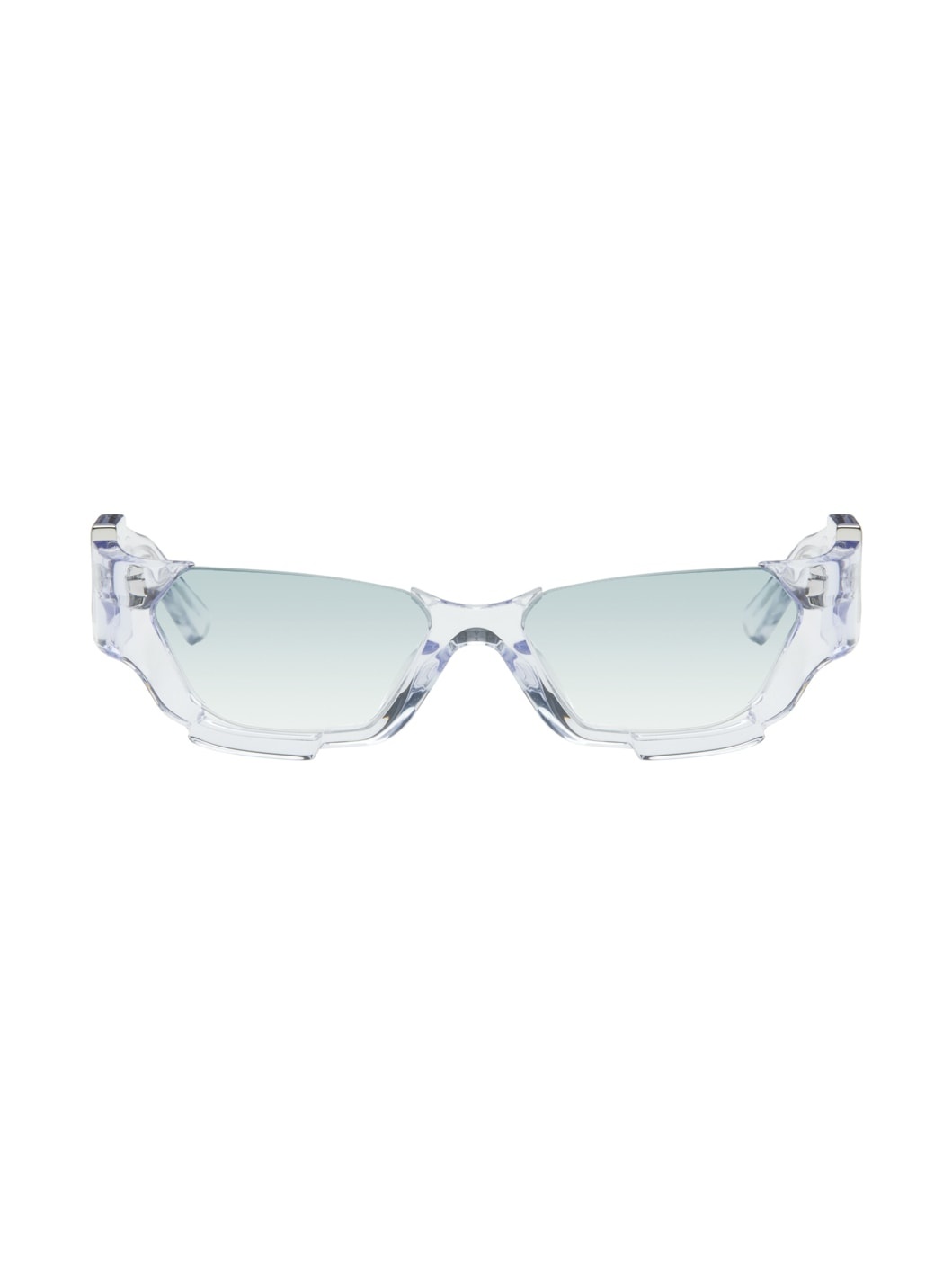 SSENSE Exclusive Transparent Deconstructed Sunglasses - 1