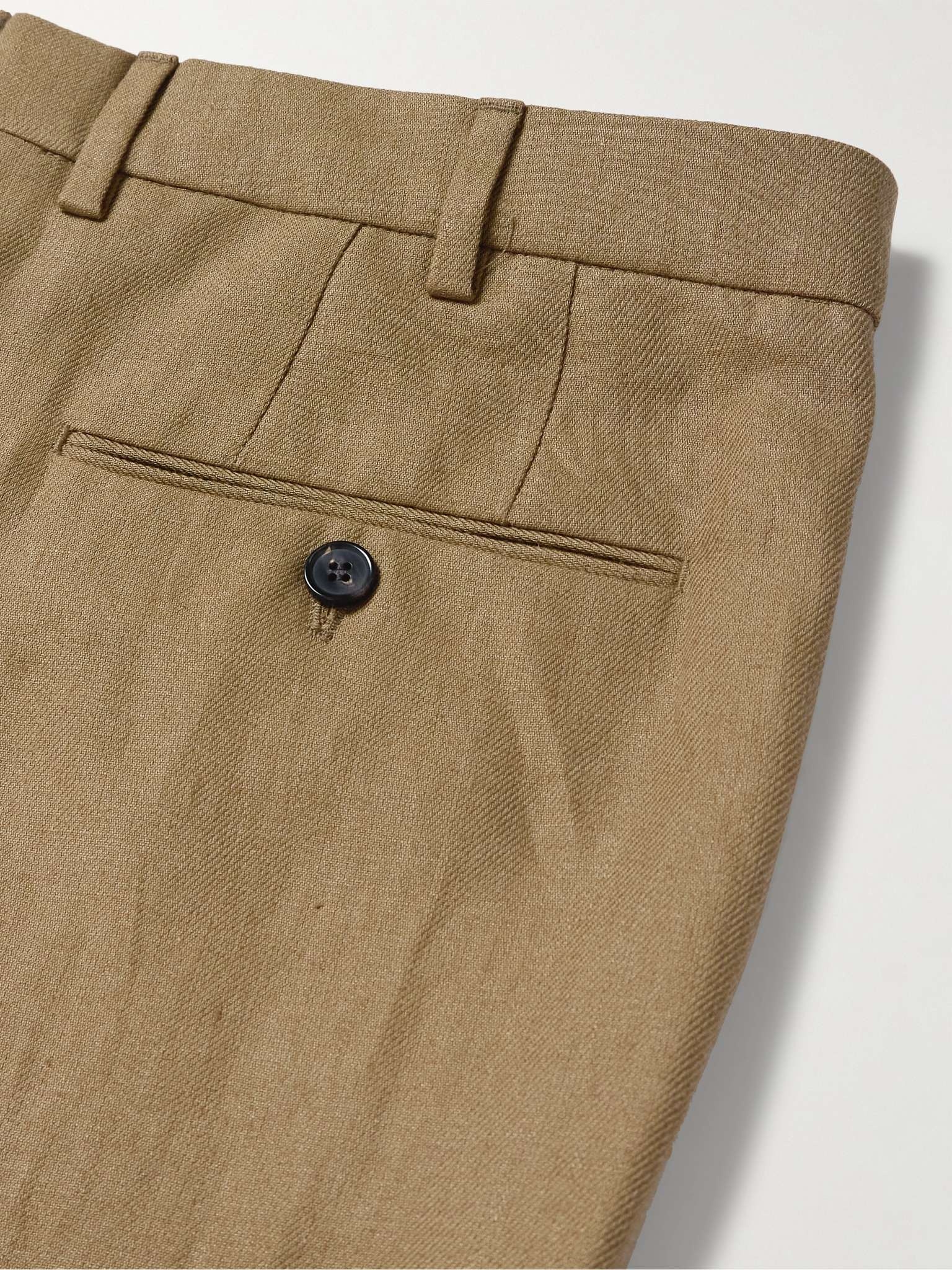 Carlo Straight-Leg Linen-Twill Trousers - 5