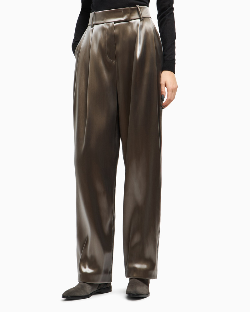 GIORGIO ARMANI TWO-PLEAT TROUSERS IN LIQUID SILK outlook