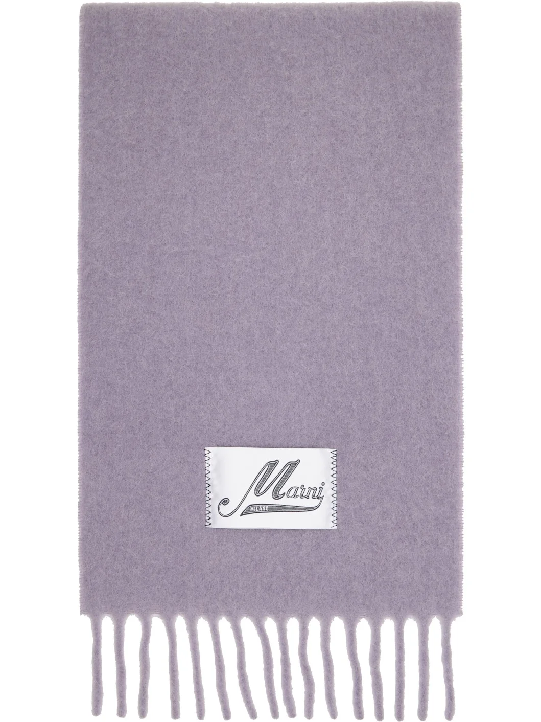 Purple Alpaca Scarf - 1