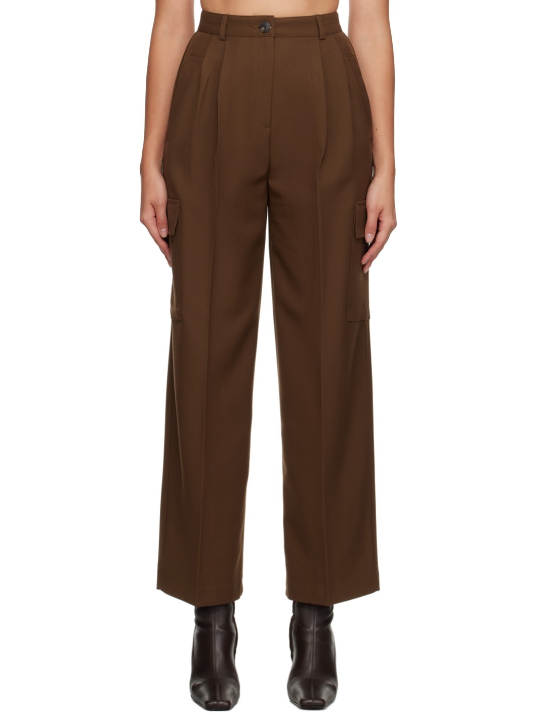 Brown Maesa Trousers - 1