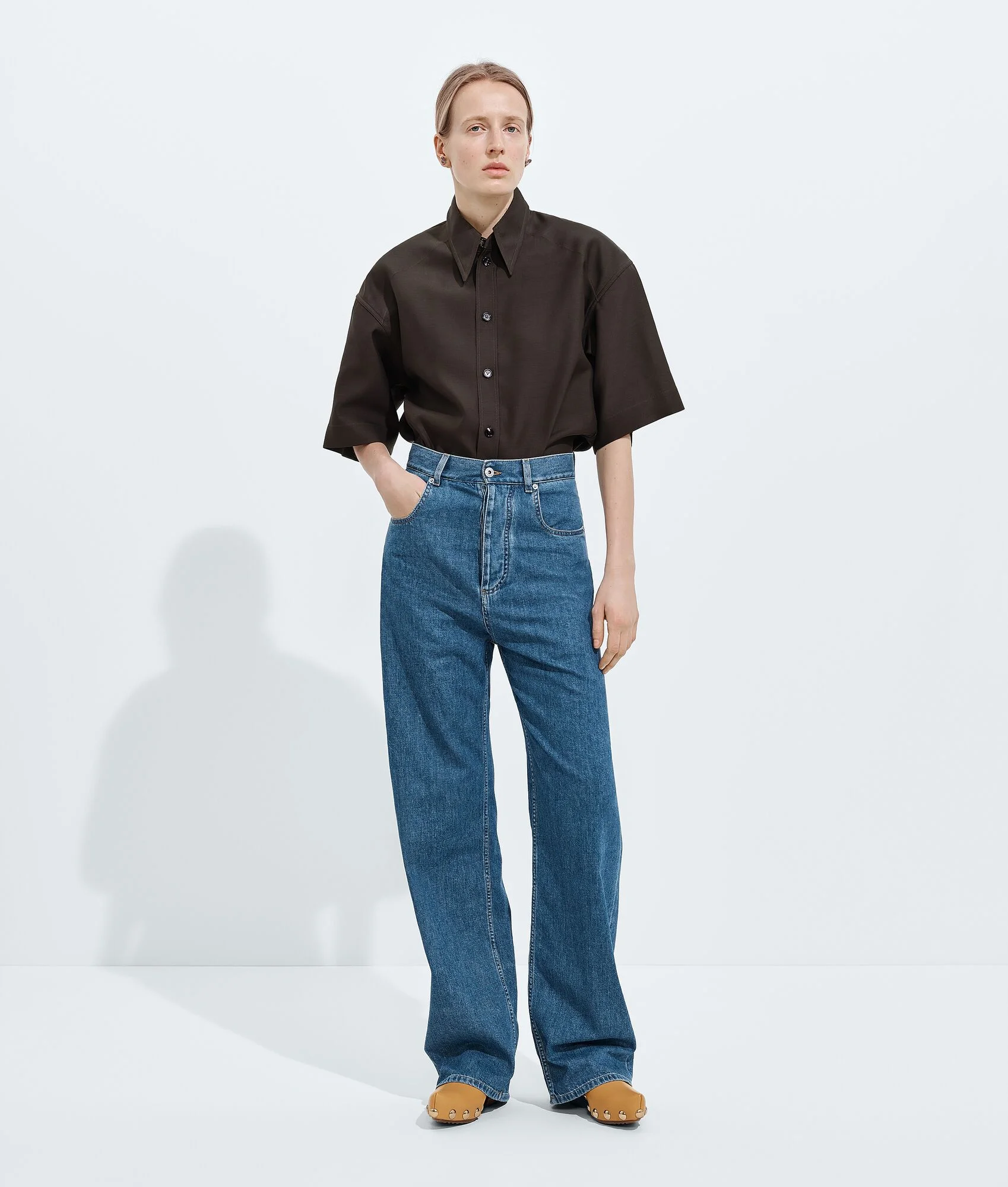 Atlantic Blue Wide Leg Jeans - 1