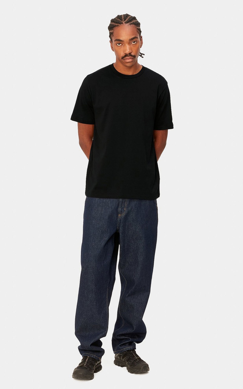 S/S BASE T-SHIRT BLACK/WHITE - 4
