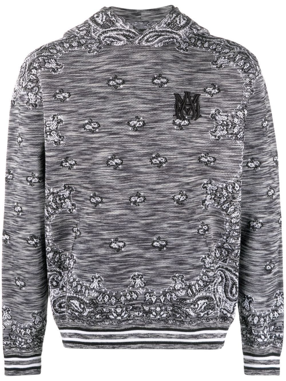 logo-patch pullover hoodie - 1