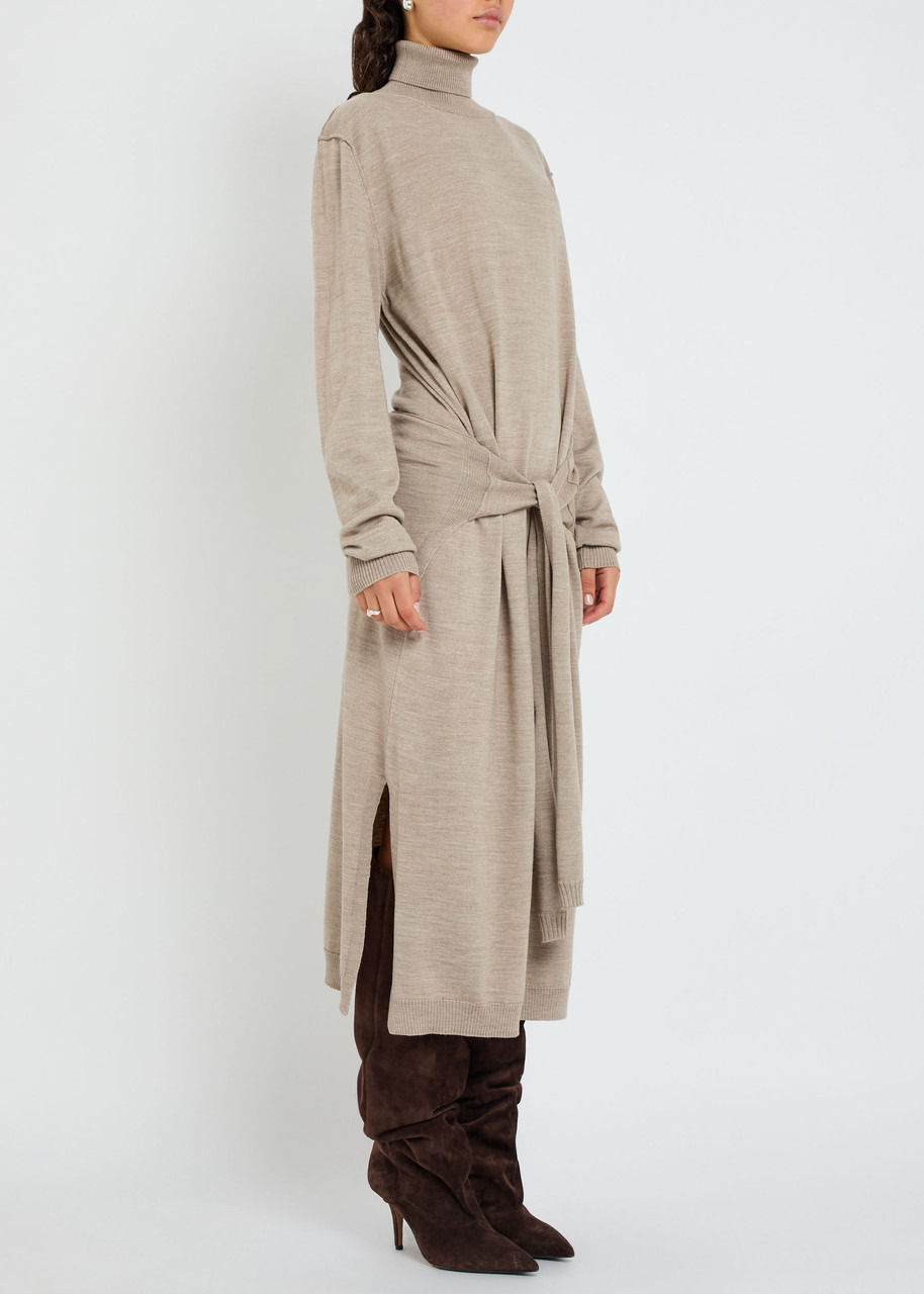 Lemaire Trompe L'oeil Jumper-effect Knit Midi Dress - 2