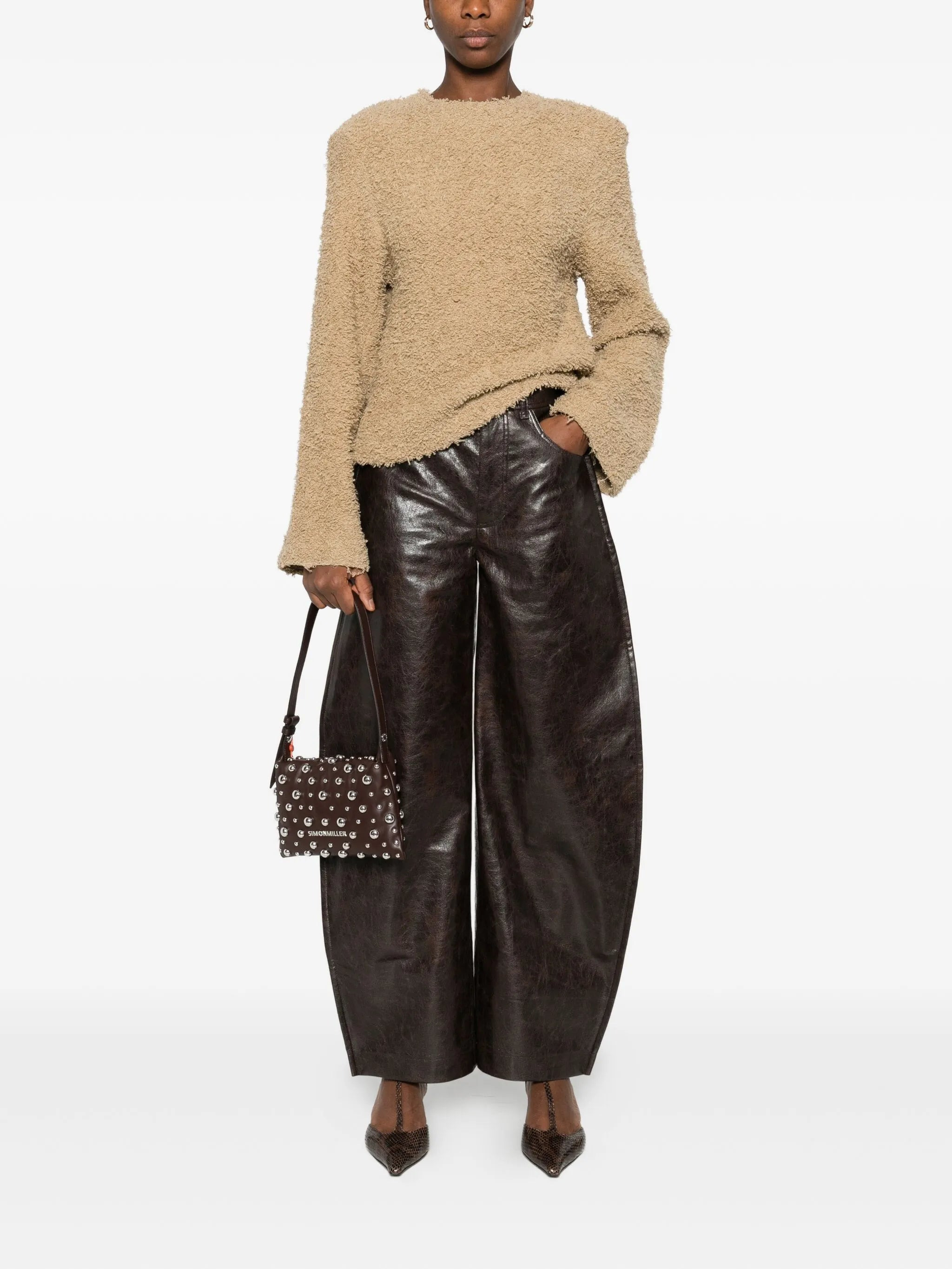 Séfr Frayed-edge Crew-neck Sweater - 2