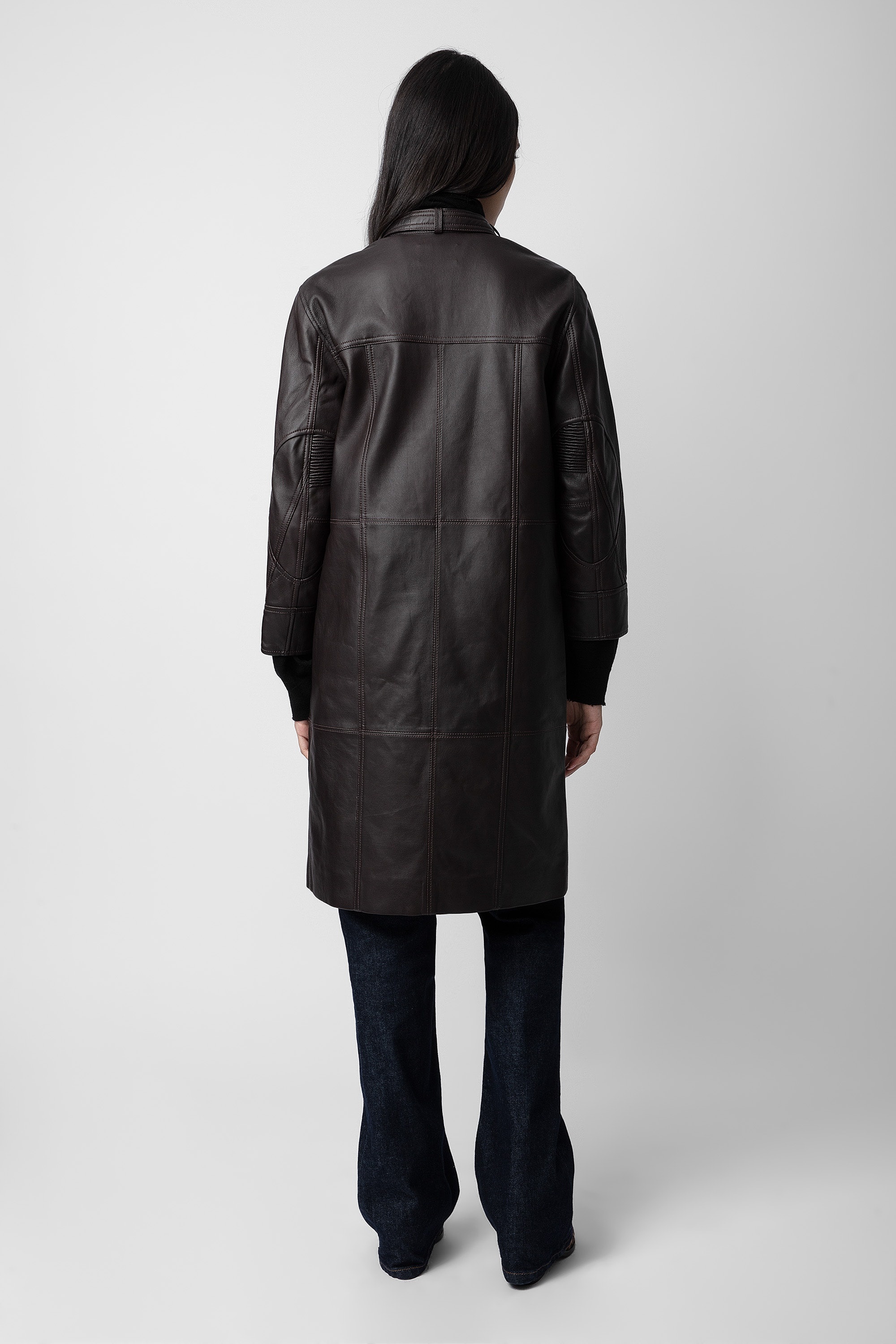 Mira Leather Coat - 4