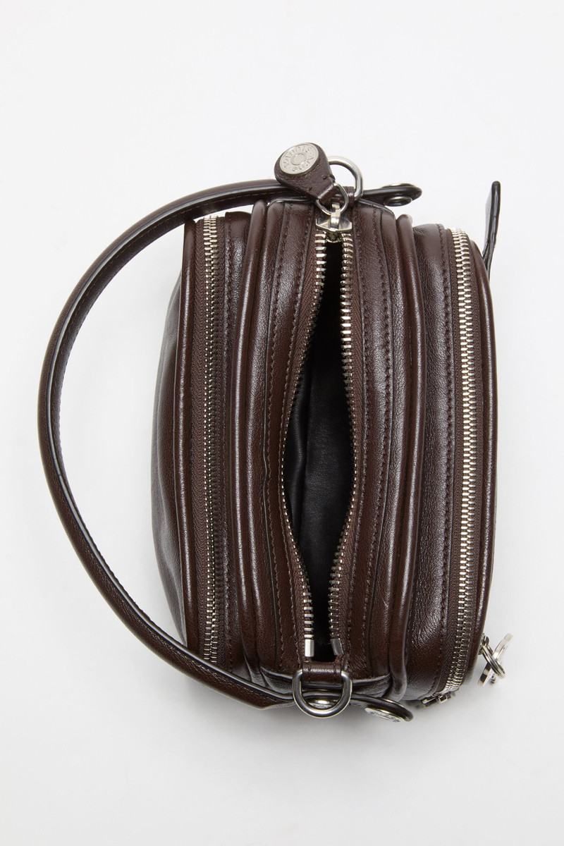 Acne Studios Camero kit crossbody bag - Chocolate brown outlook