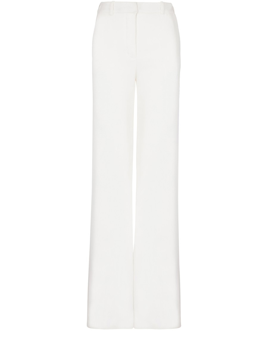 High Waisted Crepe Pants - 1