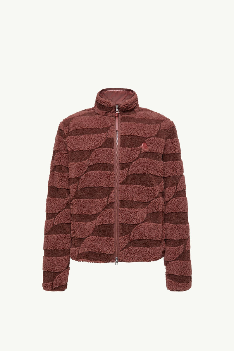 Teddy Jacquard Zip-Up Sweatshirt 1