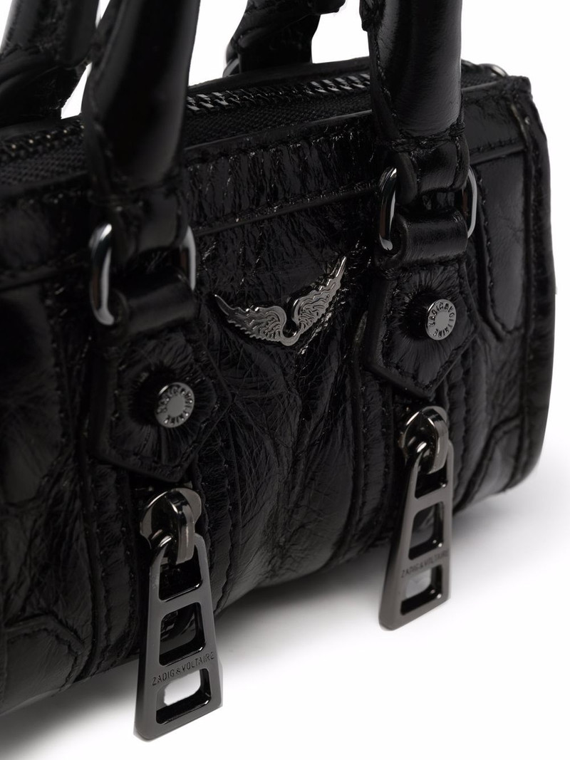 Sunny mini patent leather tote 4