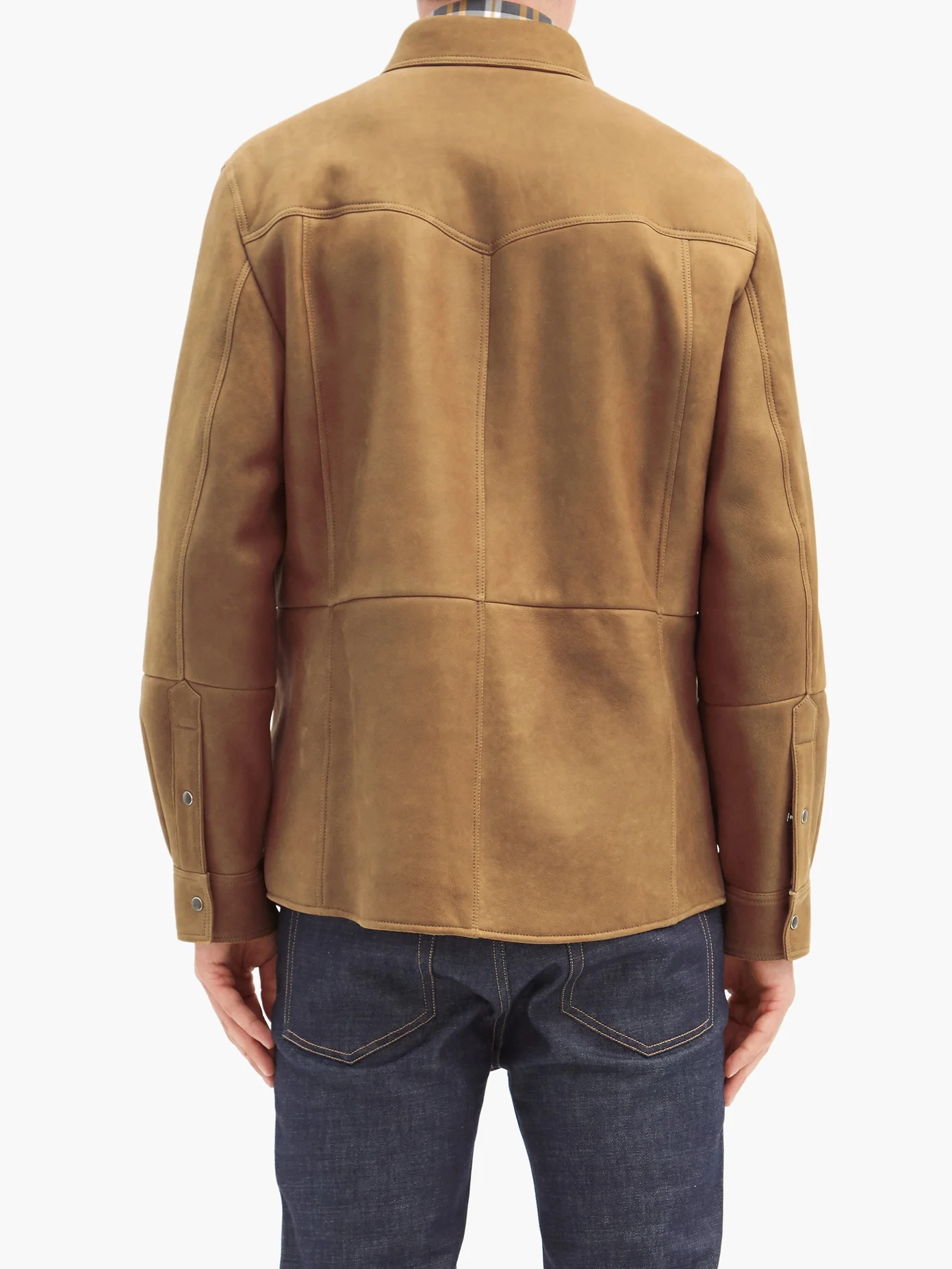 Western shearling overshirt - 5