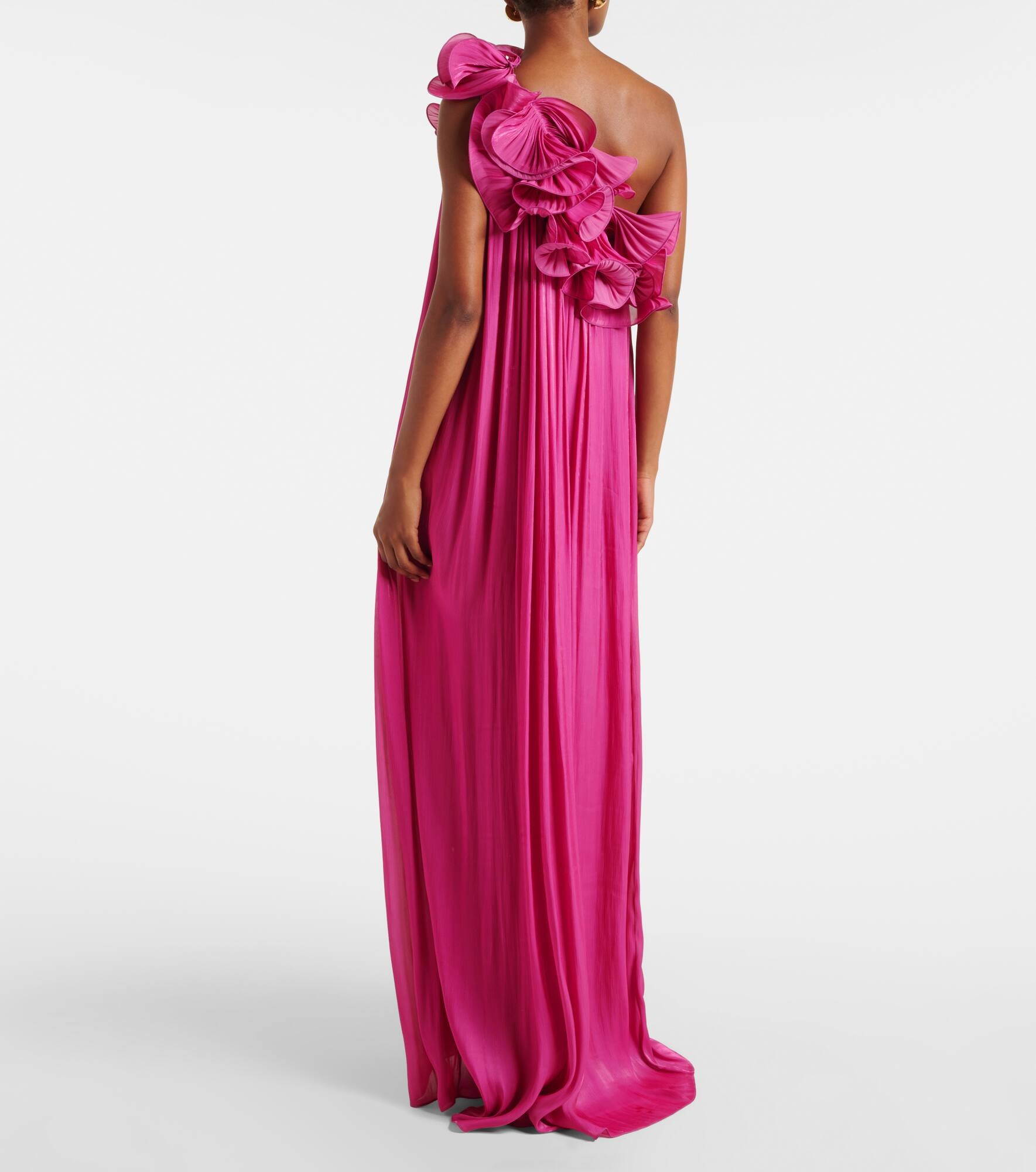 Charmain ruffled georgette gown - 3