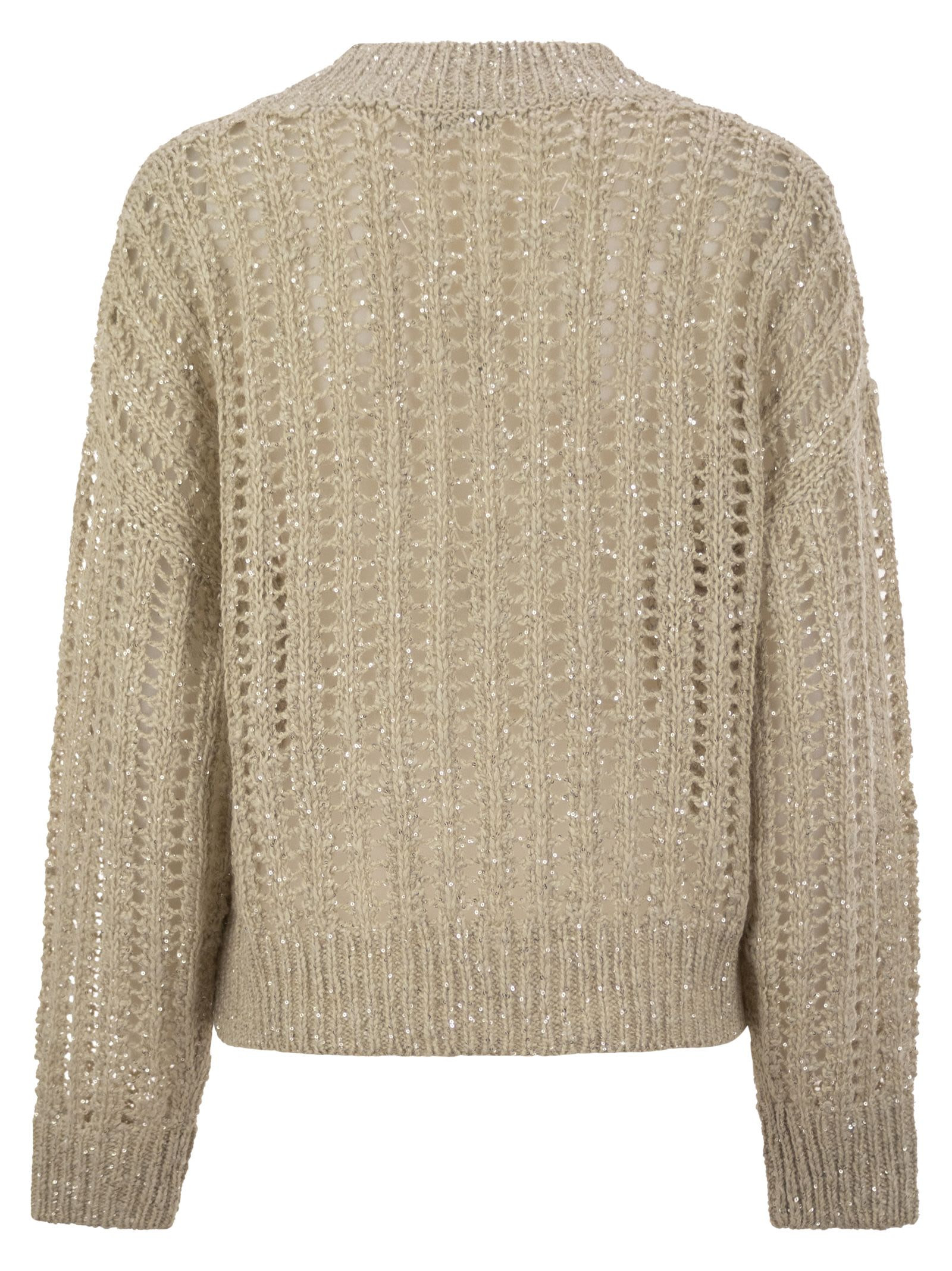 Brunello Cucinelli Women Silk And Linen V-Neck Sweater - 2