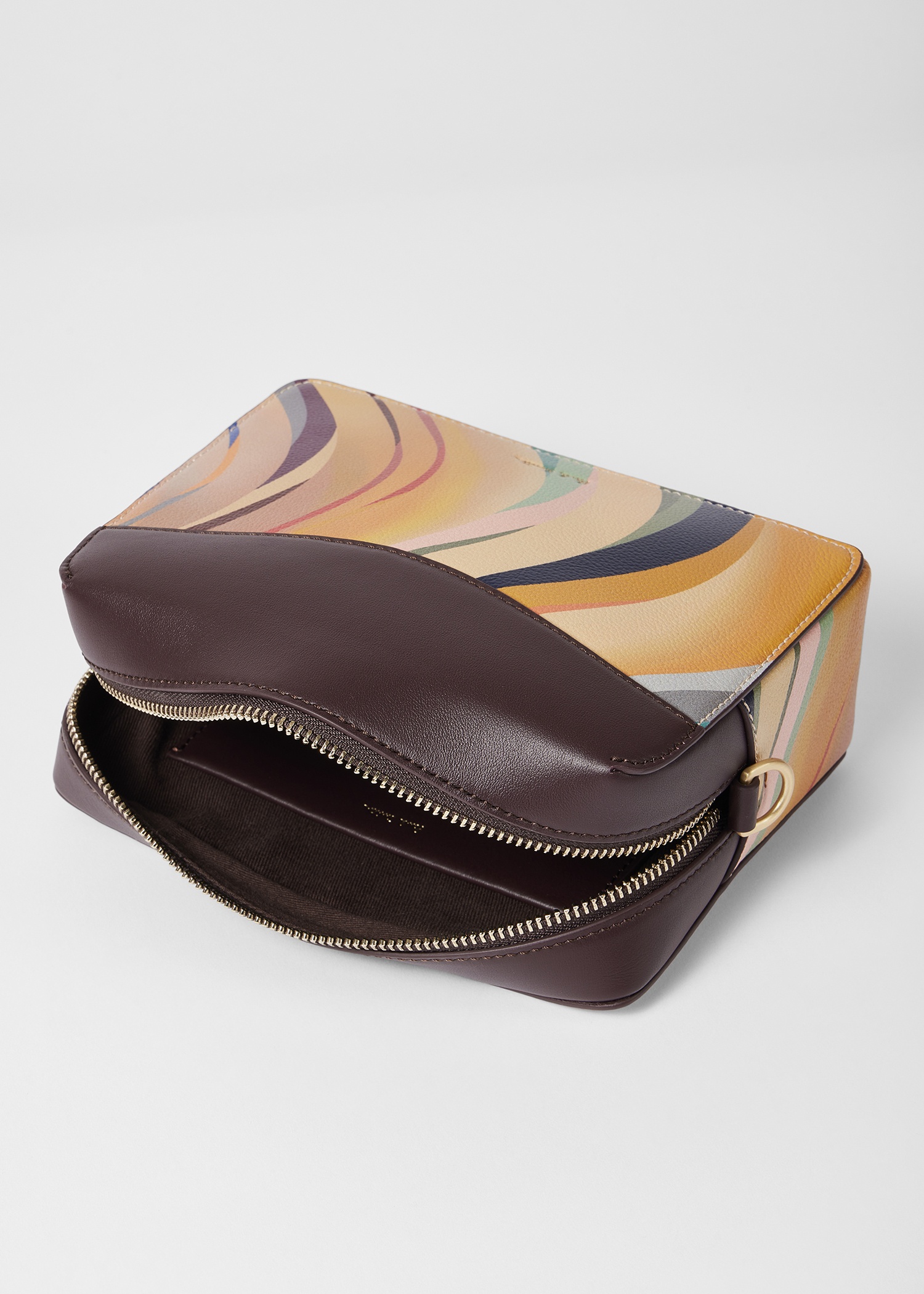 Women's 'Dusky Swirl' Leather Camera Bag - 6
